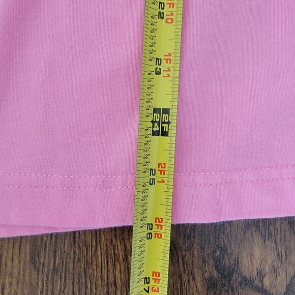 Nick & Nora Pink Short Sleeve Pajama Top Sleepwear Sz L Casual Loungewear Y2K - Picture 7 of 7
